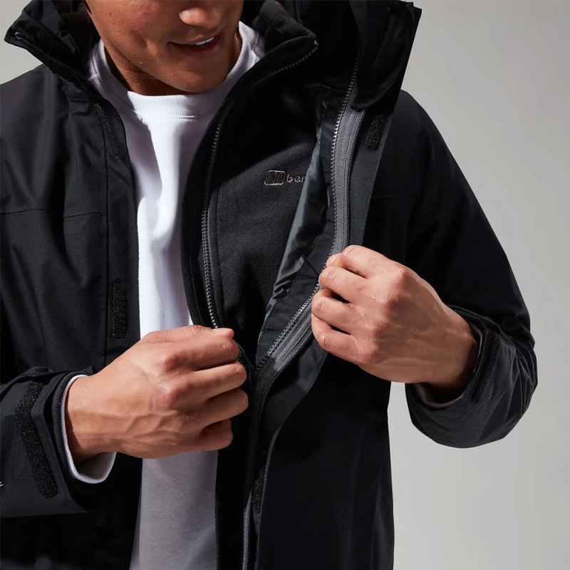Berghaus Rg Alpha 2.0 Gemini 3in1 Jacket BLACK/BLACK