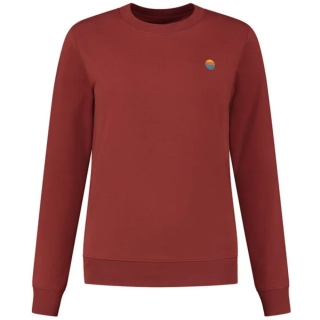 Blue Loop Originals Blue Fleece Sunset Sweater Women's Dark Terra