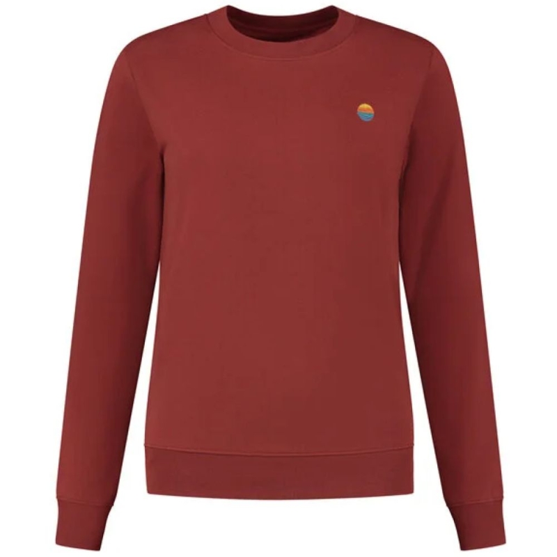 Blue Loop Originals Blue Fleece Sunset Sweater Women's Dark Terra