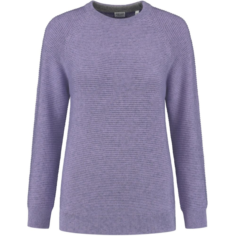 Blue Loop Originals Woolcel Weekend Sweater Women's Lilac