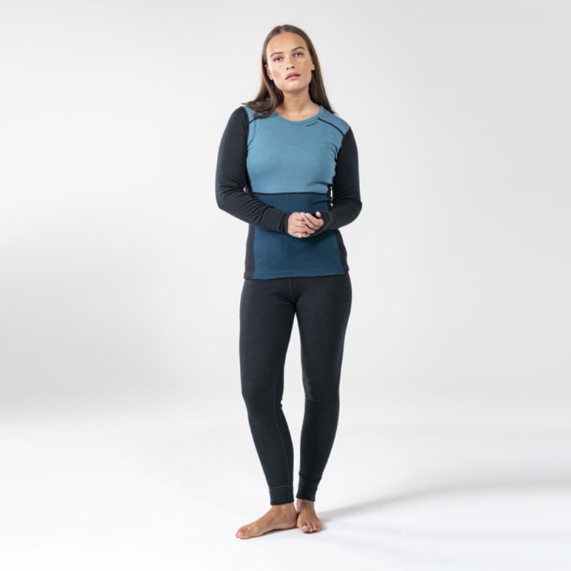 Devold Lauparen Merino 190 Shirt Women's Moon/Ink/Flood