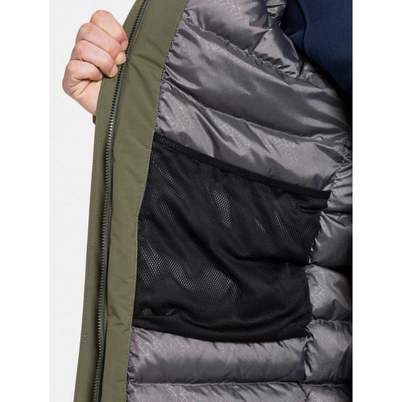 Didriksons Akilles Usx Parka Deep Green