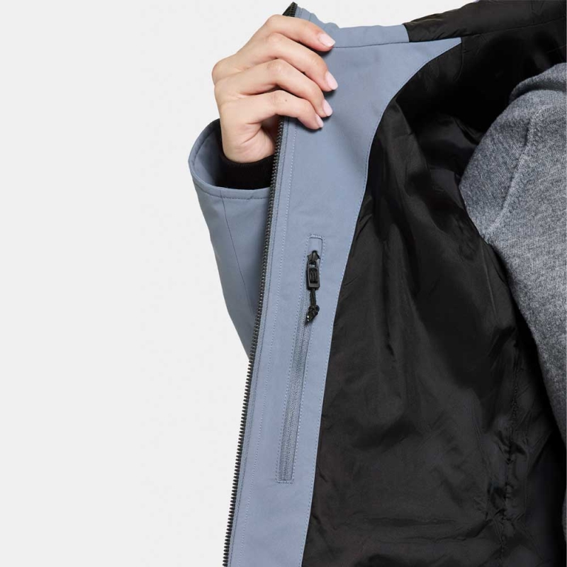 Didriksons Helle Parka 5 Women's Glacial Blue