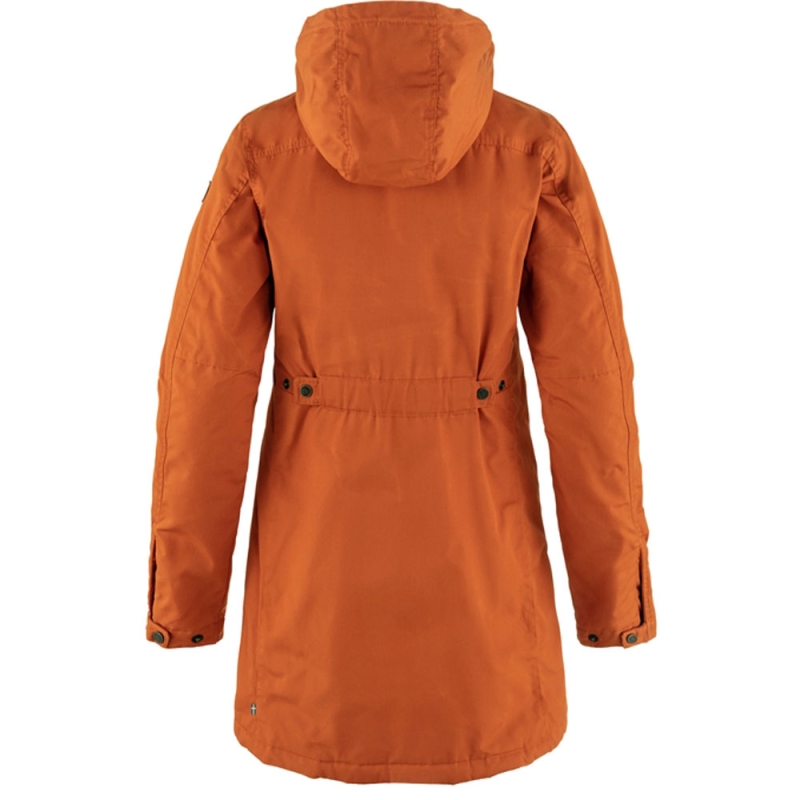 Fjällräven Kiruna Padded Parka Women's Terracotta Brown