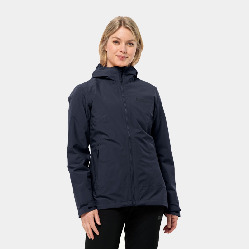 Jack Wolfskin Moonrise 3in1 Jacket Women's night blue