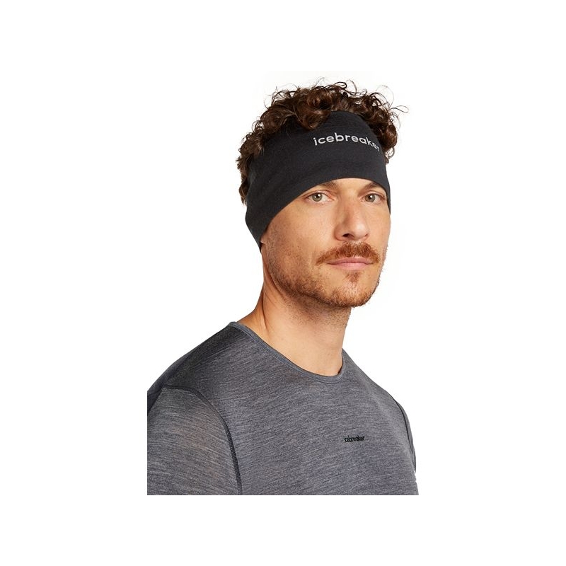 Icebreaker Mer 200 Oasis Headband Black