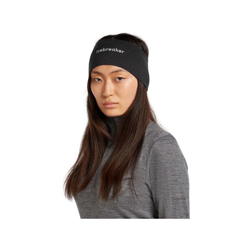 Icebreaker Mer 200 Oasis Headband Black