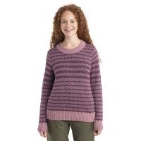 Icebreaker Waypoint Crewe Sweater Women's Crystal/Nightshade