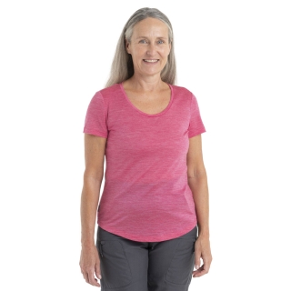 Icebreaker Sphere II SS Scoop Tee Women's Tempo Heather