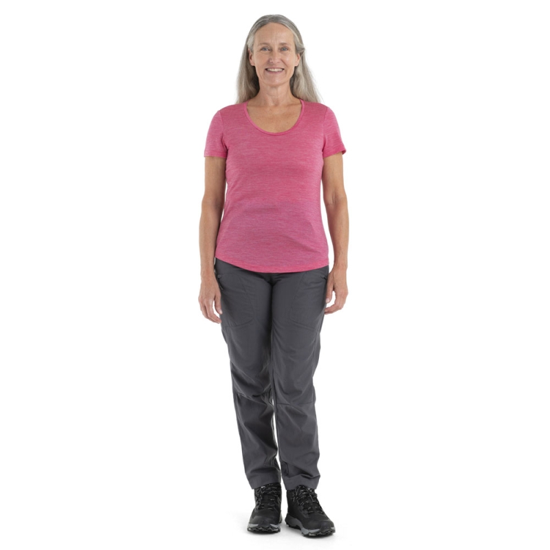 Icebreaker Sphere II SS Scoop Tee Women's Tempo Heather