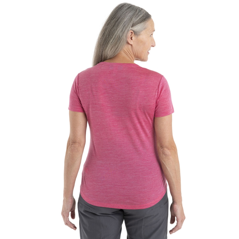 Icebreaker Sphere II SS Scoop Tee Women's Tempo Heather