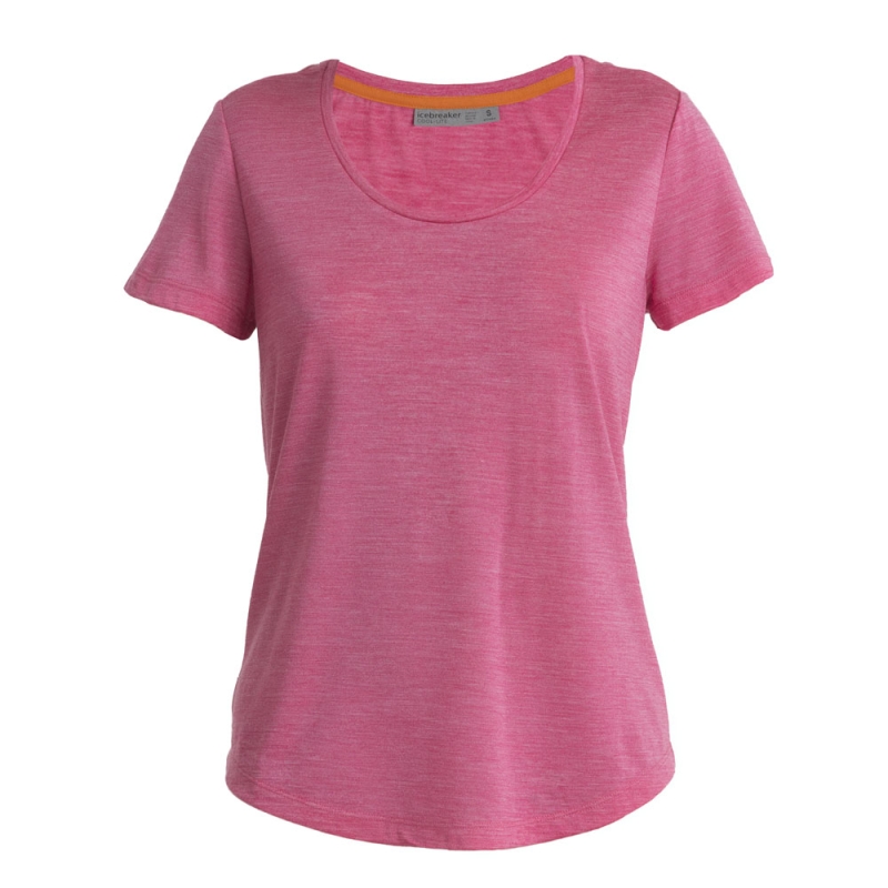 Icebreaker Sphere II SS Scoop Tee Women's Tempo Heather