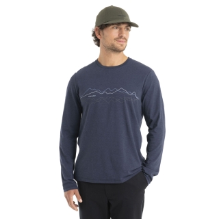 Icebreaker Mer Central Classic LS Tee Icebreaker Midnight Navy