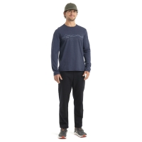 Icebreaker Mer Central Classic LS Tee Icebreaker Midnight Navy