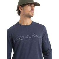 Icebreaker Mer Central Classic LS Tee Icebreaker Midnight Navy