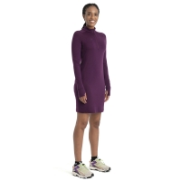 Icebreaker 260 Granary LS Half Zip Dress Women's Nightshade