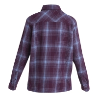 Icebreaker Dawnder LS Flannel Shirt Plaid Women's Nightshade/Kyanite
