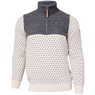 Ivanhoe Sverre half zip Off White