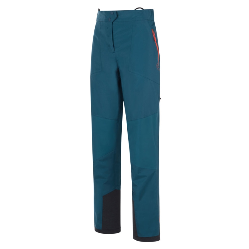 La Sportiva Roseg GTX Pant Women's Storm Blue/ Cherry Tomato