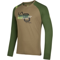 La Sportiva Stripe Cube Long Sleeve Turtle/Forest