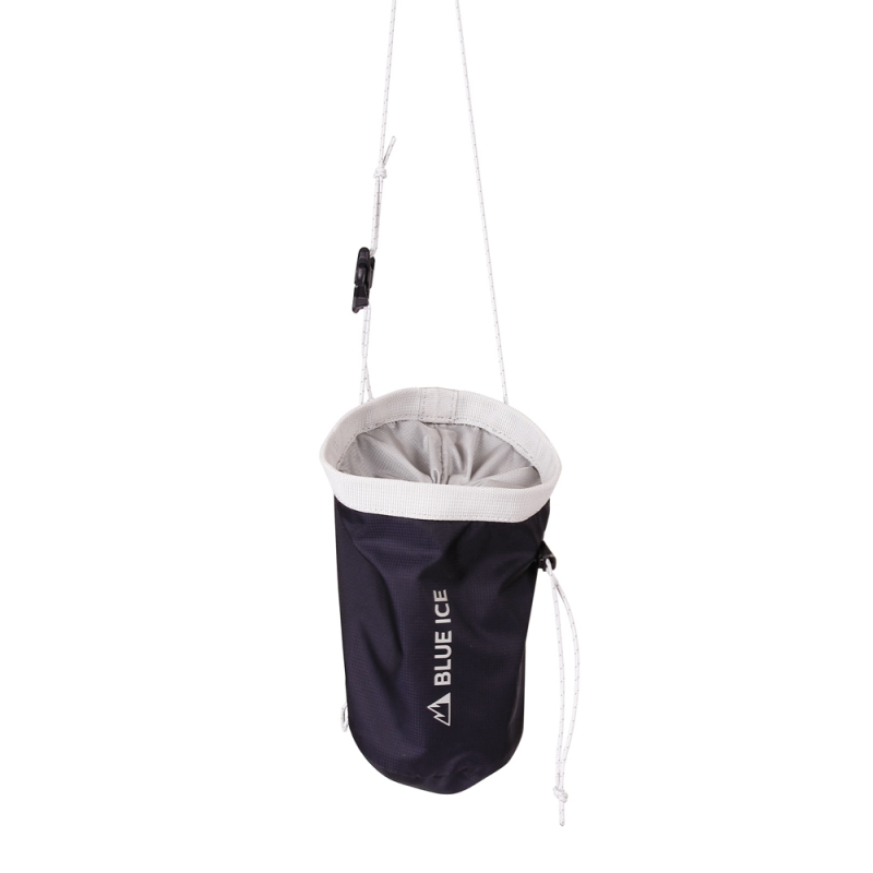 Blue Ice Sender Chalkbag Black Iris