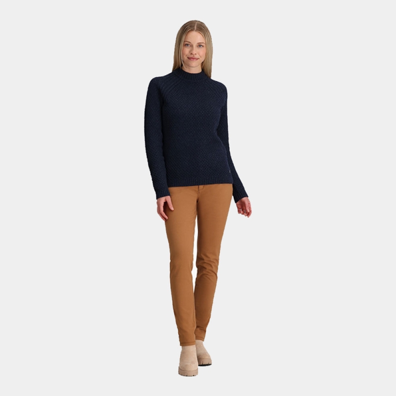 Royal Robbins Westlands Mock Neck Women's Deep Blue