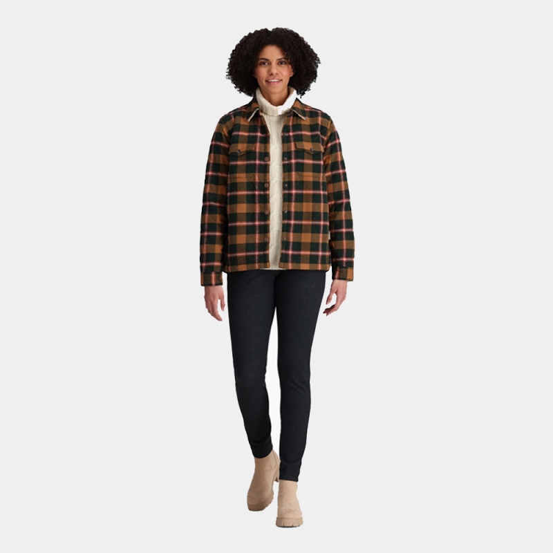 Royal Robbins Snowcap Lined Flannel L/S Women's Pine Grove Pinecrest Pld