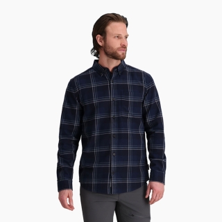 Royal Robbins Lieback Organic Cotton Flannel L/S Naval Timbercove Pld
