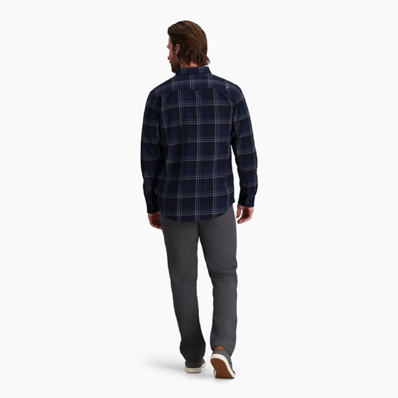 Royal Robbins Lieback Organic Cotton Flannel L/S Naval Timbercove Pld