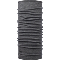 Buff Merino Midweight Melange Light Grey sjaal en col