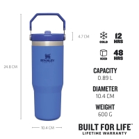 Stanley The IceFlow Flip Straw Tumbler 0,89L Iris
