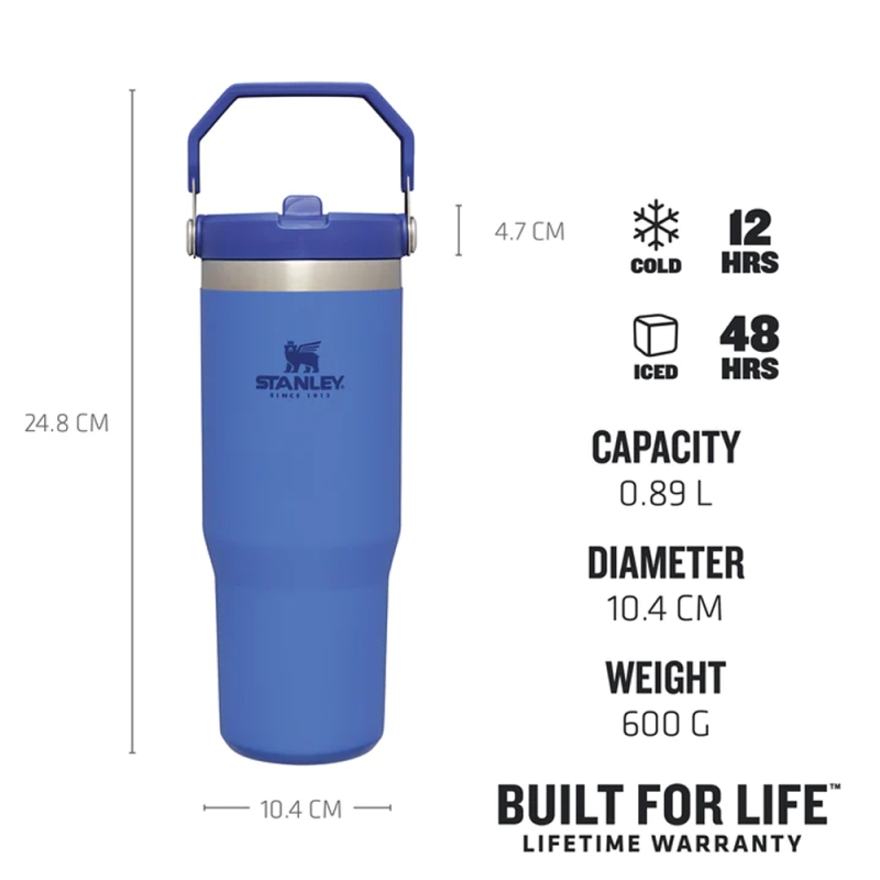 Stanley The IceFlow Flip Straw Tumbler 0,89L Iris
