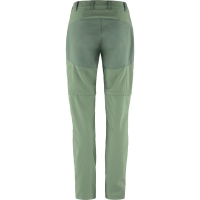 Fjällräven Abisko Midsummer Zip Off Trousers Women's Jade Green-Patina Green