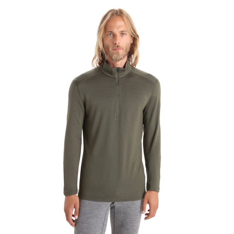 Icebreaker 260 Tech LS Half Zip Loden