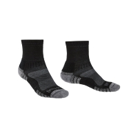 Bridgedale Lightweight Merino Performance 3/4 Crew XL Black/Silver (822)