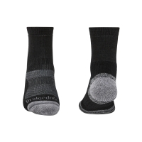 Bridgedale Lightweight Merino Performance 3/4 Crew XL Black/Silver (822)