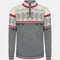 Dale Vail Masc Sweater Smoke Raspberry Offwhite