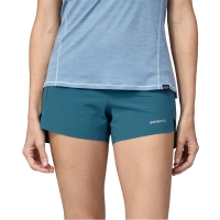 Patagonia Strider Pro Shorts - 3 1/2 in. Women's Wavy Blue