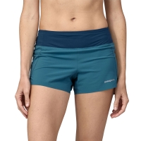 Patagonia Strider Pro Shorts - 3 1/2 in. Women's Wavy Blue