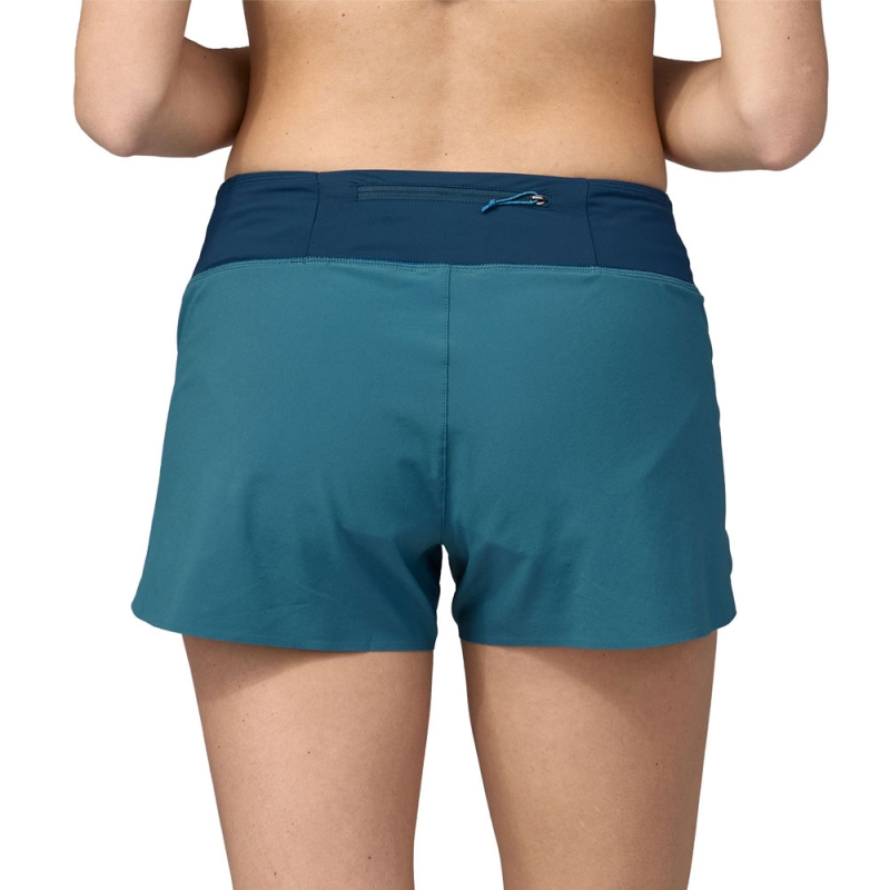 Patagonia Strider Pro Shorts - 3 1/2 in. Women's Wavy Blue