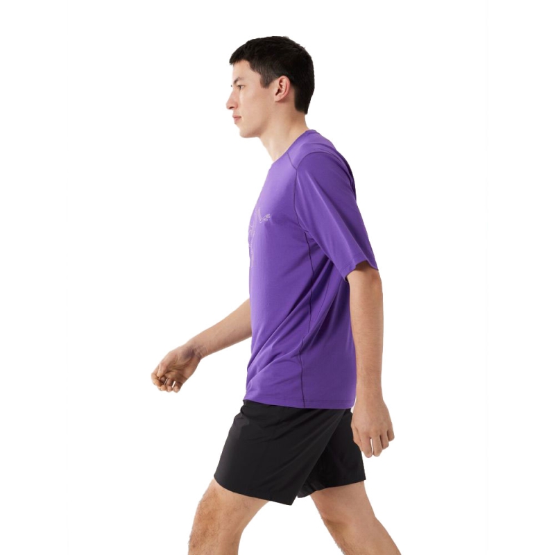 Arc'teryx Cormac Logo SS Iola Heather