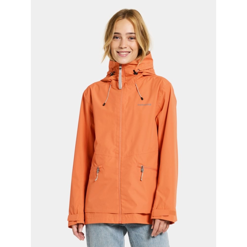 Didriksons Turvi Jacket Women's Faded Brique