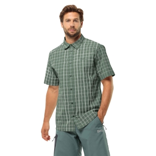 Jack Wolfskin Norbo S/S Shirt hedge green checks