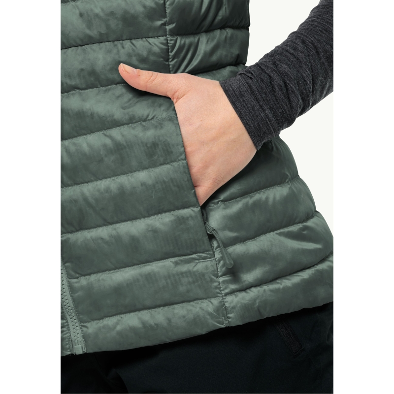 Jack Wolfskin Pilvi Down Vest Women's hedge green