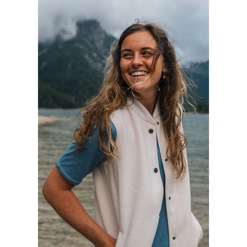 Jack Wolfskin Light Curl Vest Women's sea shell