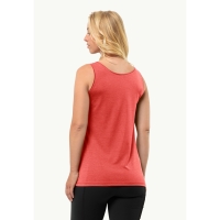 Jack Wolfskin Crosstrail Tank Women's vibrant red