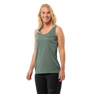 Jack Wolfskin Crosstrail Tank Women's hedge green