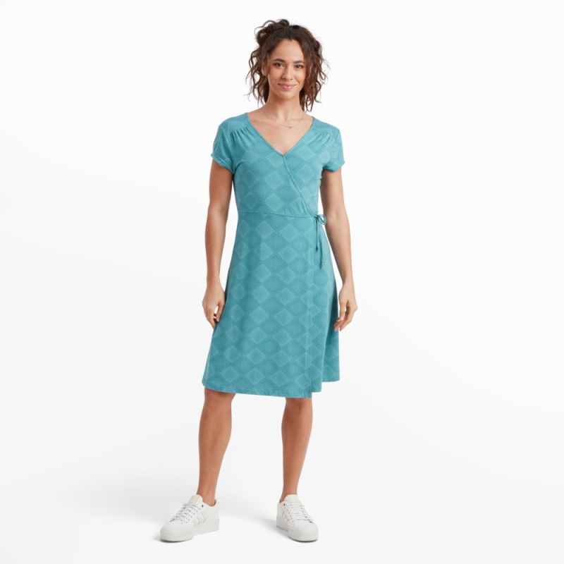 Sherpa Padma Wrap Dress Women's Light Hydra Barely There