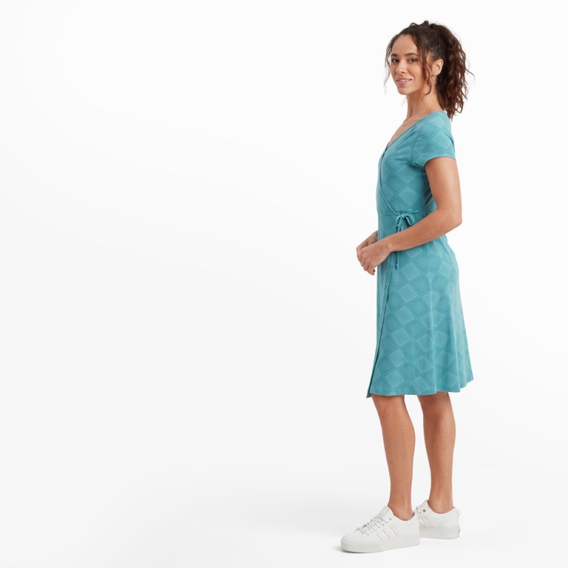 Sherpa Padma Wrap Dress Women's Light Hydra Barely There