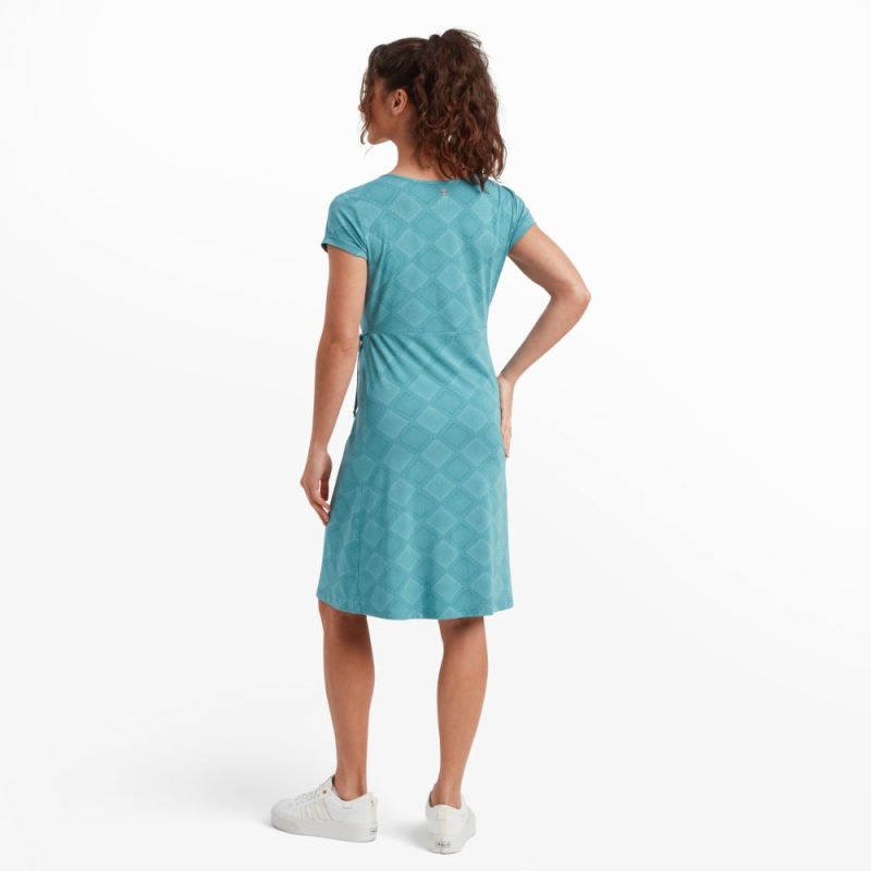 Sherpa Padma Wrap Dress Women's Light Hydra Barely There